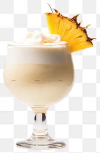 PNG Pina Colada pineapple cream beverage.