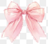 PNG Elegant pink ribbon bow illustration