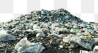 PNG Massive landfill with plastic waste