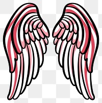 PNG Elegant angel wings illustration