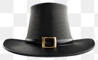 PNG Classic black pilgrim hat