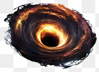 PNG Cosmic black hole swirling energy