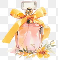 PNG Elegant perfume bottle illustration