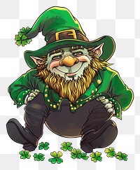 PNG A Leprechaun Irish mythical creature publication wildlife cartoon.