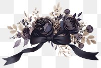 PNG  Elegant floral bouquet illustration