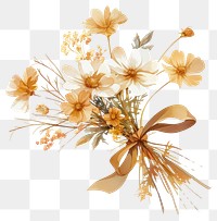 PNG  Elegant floral bouquet illustration