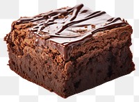 PNG Decadent chocolate brownie dessert