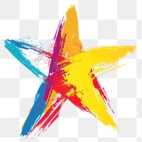 Colorful abstract star illustration