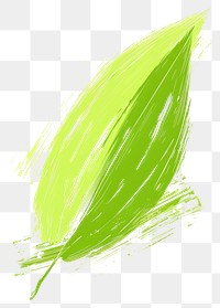 Abstract green leaf illustration