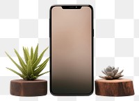 PNG Smart phone Mockup electronics iphone plant.