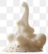 PNG Abstract creamy foam sculpture