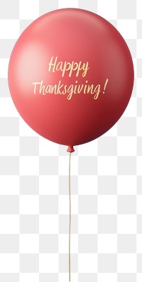 PNG  Thanksgiving balloon festive greeting