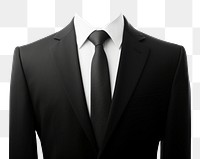 PNG Headless suit with black tie