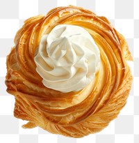 PNG Delicious cream-filled pastry delight