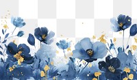 PNG Elegant watercolor floral design