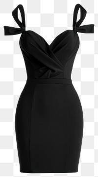 PNG Elegant black cocktail dress