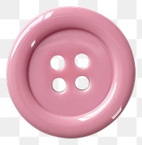 PNG Pink Button pottery plate.