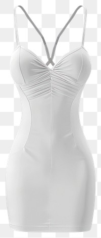 PNG Elegant white bodycon dress