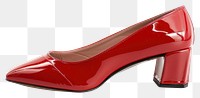 PNG Elegant red patent leather heels