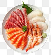 PNG Fresh sashimi seafood platter