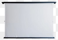 PNG  Blank projection screen on wall