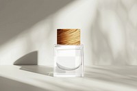 PNG perfume bottle mockup, transparent design