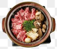 PNG Traditional Japanese hot pot dish