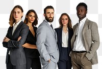 Diverse professional business team