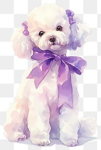 PNG Purple coquette dog outdoors snowman animal.