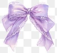 PNG Purple coquette ribbon lace tie accessories accessory.