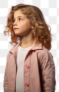 PNG Child portrait with curly hair