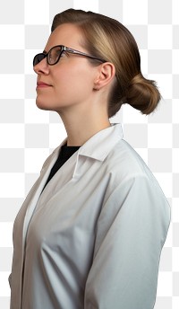 PNG Professional woman in lab coat