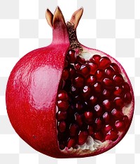 Photo of inside pomegranate fruit plant food.