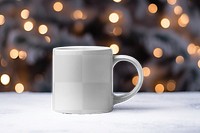 PNG coffee mug mockup, transparent design