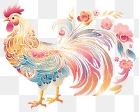 Chinese chicken poultry animal bird.