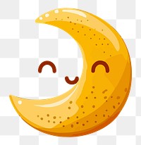 PNG crescent moon element, transparent background