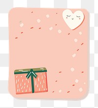 PNG Cute sticky notes illustration, transparent background