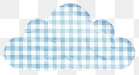 PNG Cloud collage cutout cushion ice home decor.