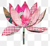 PNG Lotus collage cutout paper accessories patchwork.