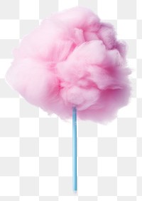 PNG Fluffy pink cotton candy treat