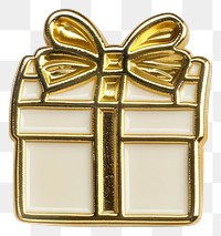 Elegant golden gift box