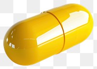 PNG Yellow capsule medicine healthcare