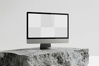 PNG computer screen mockup, transparent design