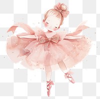 Coquette ballerina recreation dancing person.