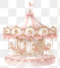 Coquette carousel chandelier play lamp.