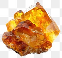 PNG Radiant orange calcite crystal cluster