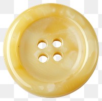 PNG Round yellow four-hole button