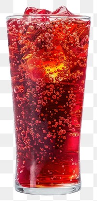 Refreshing carbonated red drink