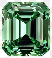 PNG Emerald cut green gemstone brilliance