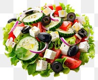 PNG Fresh Greek salad with vegetables